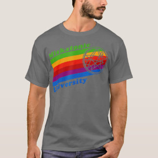 Camiseta Símbolo y Universidad miskatónica del arcoiris de 