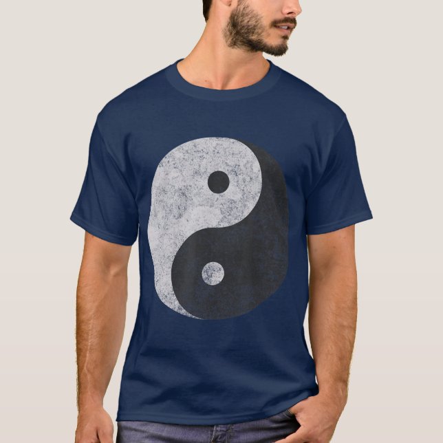 Camiseta Símbolo Yang Tao Taijitu Yoga Peace Love Ver (Anverso)