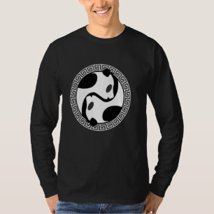 Camiseta Símbolo Yin y Yang Oso Panda Cosmología china P