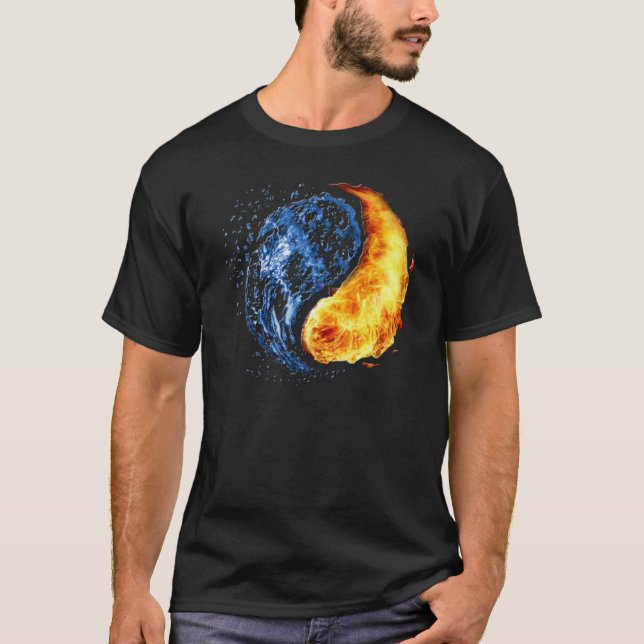 Camiseta Símbolo Yin Yang (Anverso)
