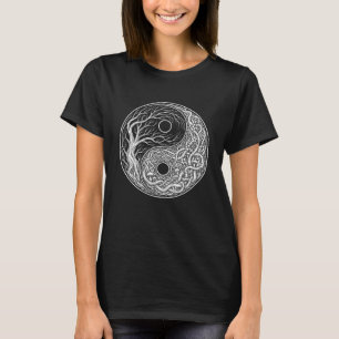 Camiseta Símbolo Yin Yang Árbol de la Vida