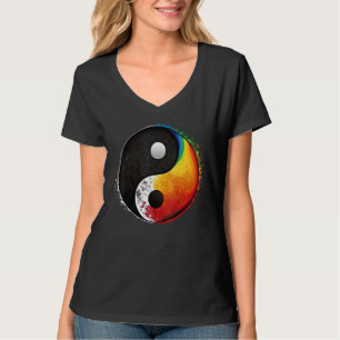 Camiseta Símbolo Yin Yang del Orgullo Gay en Yin Yan Taijit