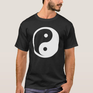 Camiseta Símbolo Yin Yang - diseño de tatuajes sólidos 2