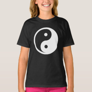 Camiseta Símbolo Yin Yang - diseño de tatuajes sólidos 2