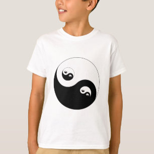 Camiseta Símbolo Yin Yang fractal fraktal