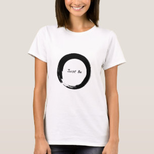 Camiseta Símbolo zen con "Just Be"
