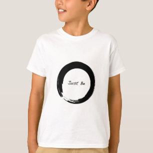 Camiseta Símbolo zen con "Just Be"