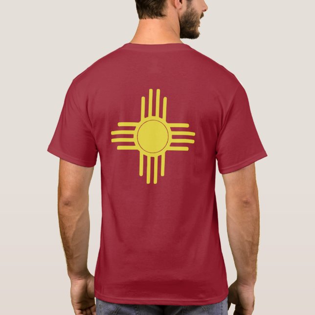 Camiseta Símbolo zia amarillo (Reverso)