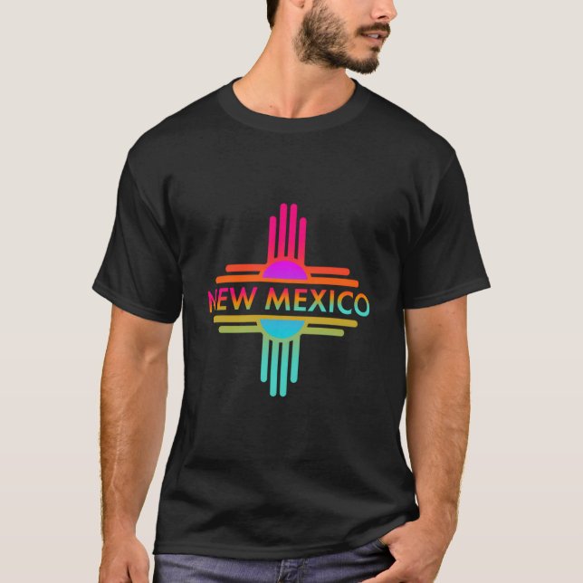 Camiseta Símbolo Zia del estado de Nuevo México (Anverso)