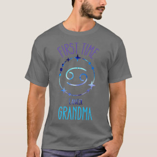 Camiseta Símbolo Zodiac de la abuela del cáncer Primera vez