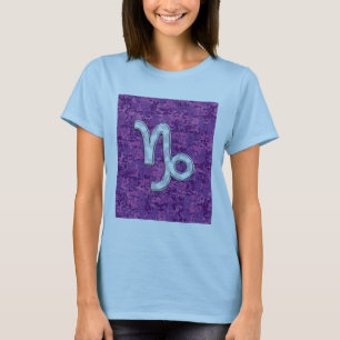 Camiseta Símbolo zodiaco de Capricornio Camuflaje digital d