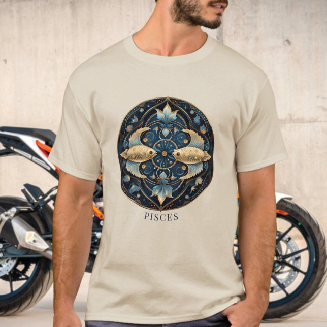 Camiseta Símbolo zodiaco Fish Fantasía cósmica Pisces Mens (Subido por el creador)