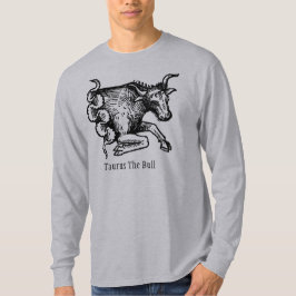 Camiseta Símbolo zodiaco renacentista medieval Taurus Bull