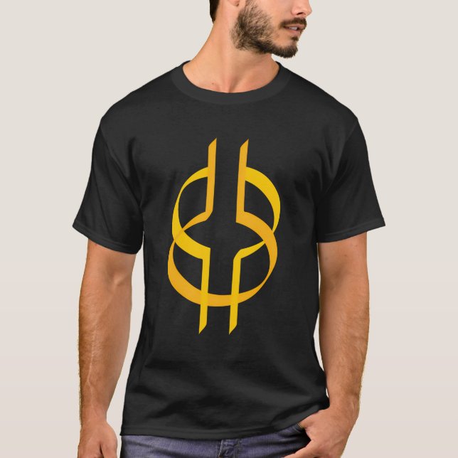 Camiseta Símbolos Adinkra Símbolo ghanés Nyansapo Adinkra C (Anverso)
