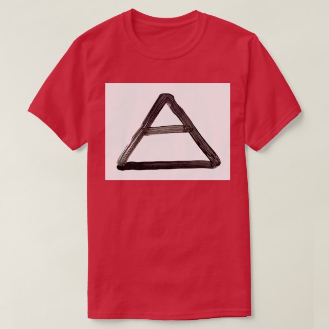 Camiseta Símbolos alquímicos aire dos (Diseño del anverso)