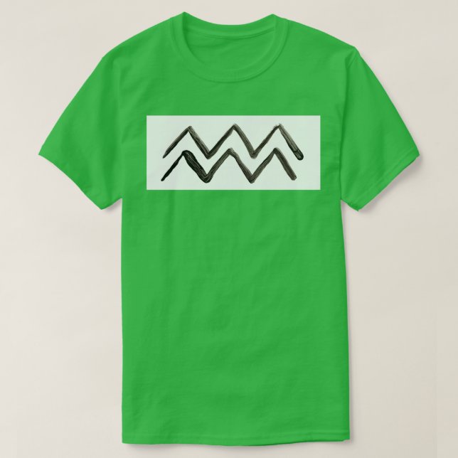 Camiseta Símbolos alquímicos Aqua (Diseño del anverso)