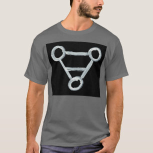Camiseta Símbolos alquímicos arcilla dos invertidos