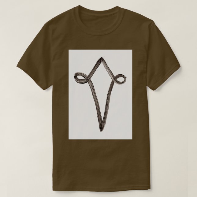Camiseta Símbolos alquímicos cuatro plateados (Diseño del anverso)