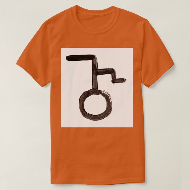 Camiseta Símbolos alquímicos lideran siete (Diseño del anverso)
