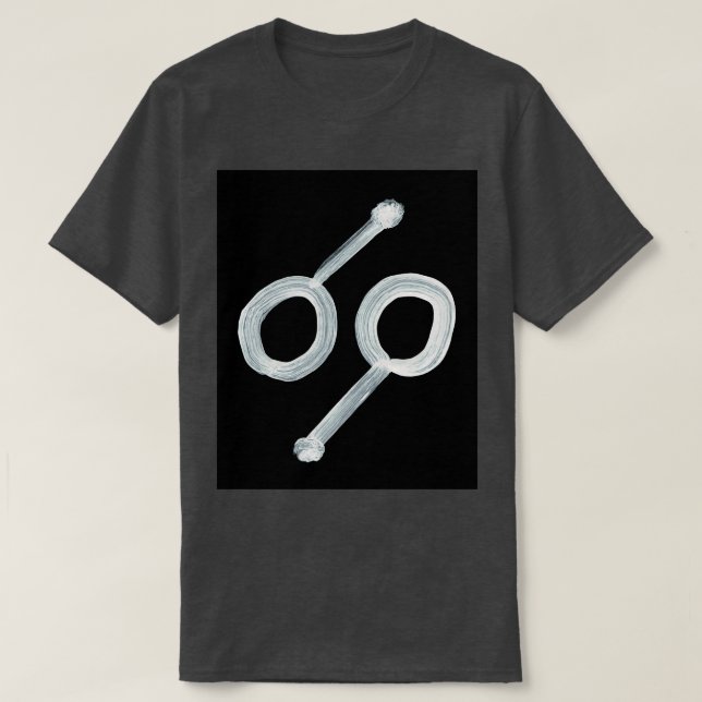 Camiseta Símbolos alquímicos noche invertida (Diseño del anverso)