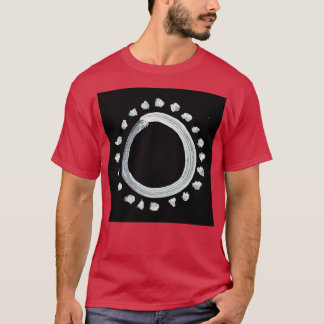 Camiseta Símbolos alquímicos oro cinco invertidos