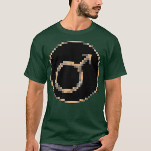 Camiseta Símbolos alquímicos Pixel de hierro