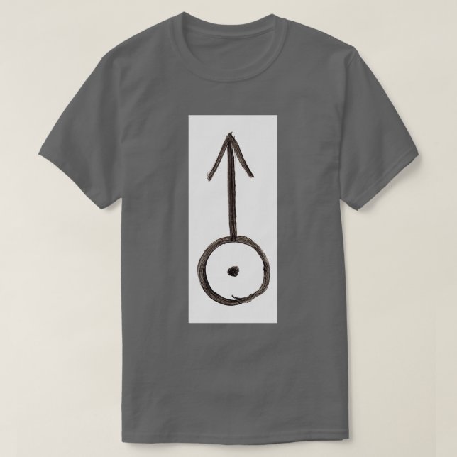 Camiseta Símbolos alquímicos platino dos (Diseño del anverso)