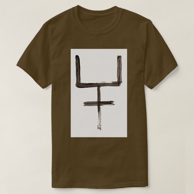 Camiseta Símbolos alquímicos Potasio dos (Diseño del anverso)