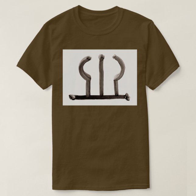 Camiseta Símbolos alquímicos tartar dos (Diseño del anverso)