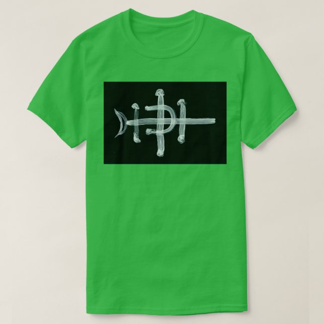 Camiseta Símbolos alquímicos torrefacción de plata invertid (Diseño del anverso)