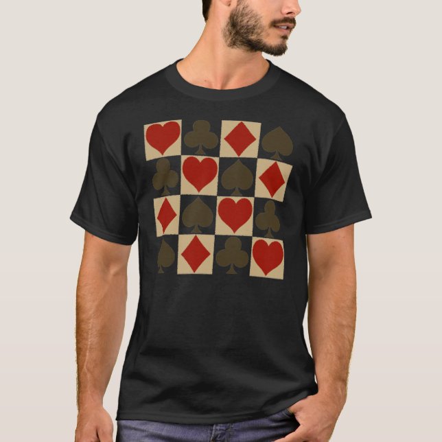Camiseta Símbolos artsy de la tarjeta (Anverso)