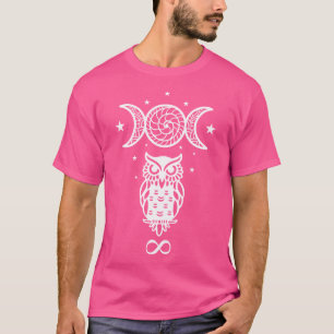 Camiseta Símbolos De Arte Pagan De La Diosa De Hekate Moon