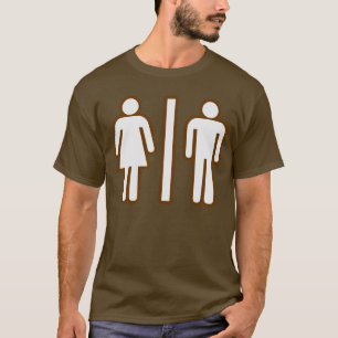 Camiseta Símbolos de género universales minimalistas gráfic