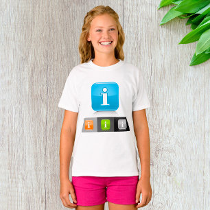 Camiseta Símbolos de Información Modernos Brillantes