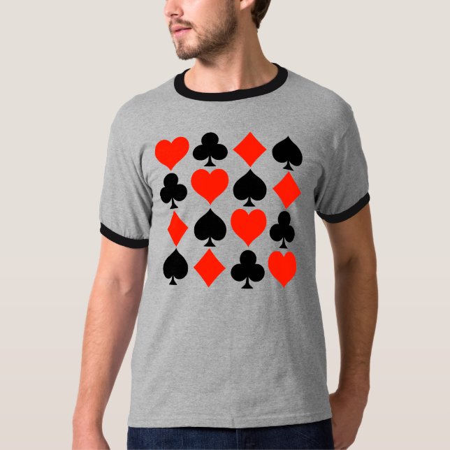 Camiseta Símbolos de la tarjeta clásicos (Anverso)