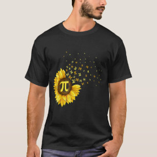 Camiseta Símbolos De Matemáticas Pi Day Sunflower 3 14 Pi