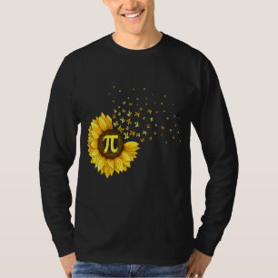 Camiseta Símbolos De Matemáticas Pi Day Sunflower 3 14 Pi