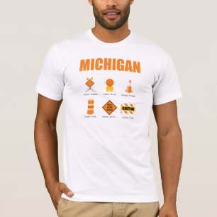 Camiseta Símbolos de Michigan