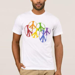 Camiseta Símbolos de paz gay