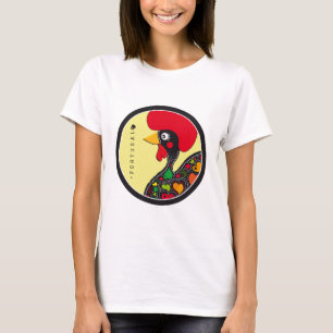 Camiseta Símbolos de Portugal - gallo