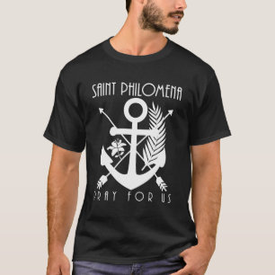 Camiseta Símbolos de Santa Filomena Chicas católicos santos