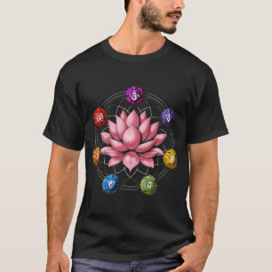 Camiseta Símbolos del Chakra del Loto Zen
