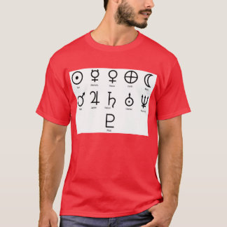 Camiseta Símbolos del planeta de la NASA