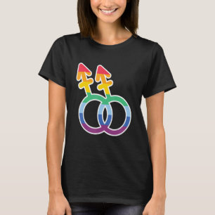 Camiseta Símbolos Derechos de los gays en Lgbtq Orgullo Org