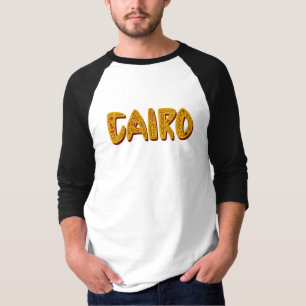 Camiseta Símbolos jeroglíficos egipcios en letras de El Cai