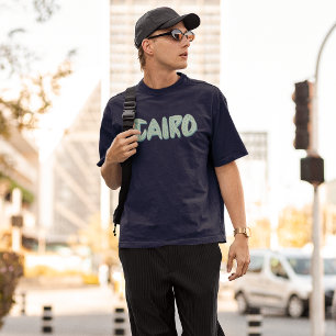 Camiseta Símbolos jeroglíficos egipcios en letras de El Cai