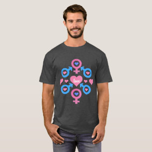 Camiseta Símbolos masculino y femenino T-Shirt