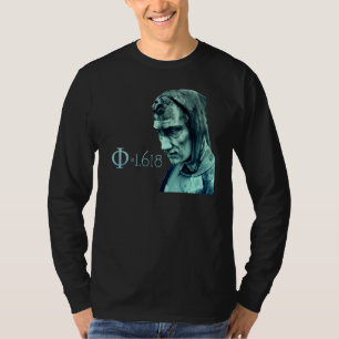 Camiseta Símbolos matemáticos de Fibonacci Proporción divin