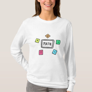 Camiseta Símbolos matemáticos Estudiantes y Padres