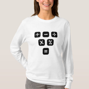 Camiseta Símbolos matemáticos Signos matemáticos